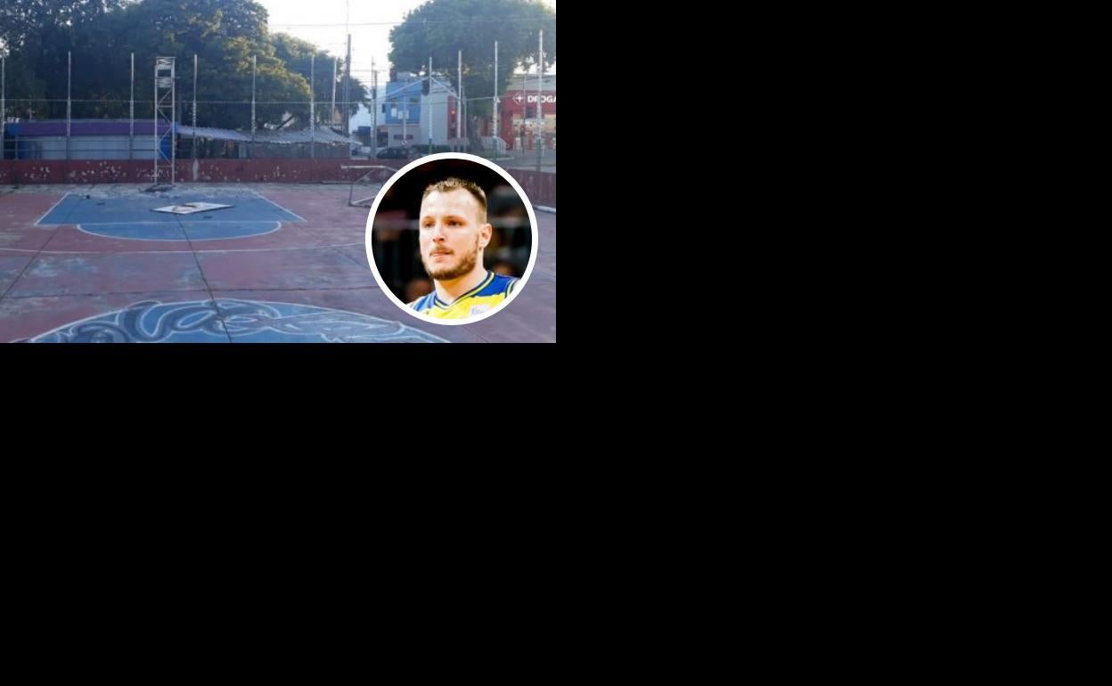 La cancha en la que jugaba de niño Rafa Luz lleva 20 años sin una reforma en condiciones