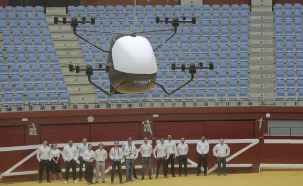 Así despega el primer taxi aéreo sin conductor 'made in Euskadi'