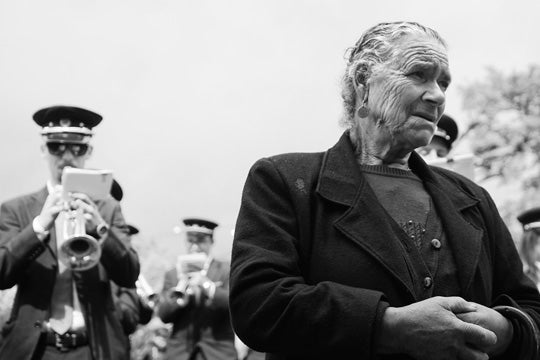 'Con la banda detrás', fotografía ganadora del certamen