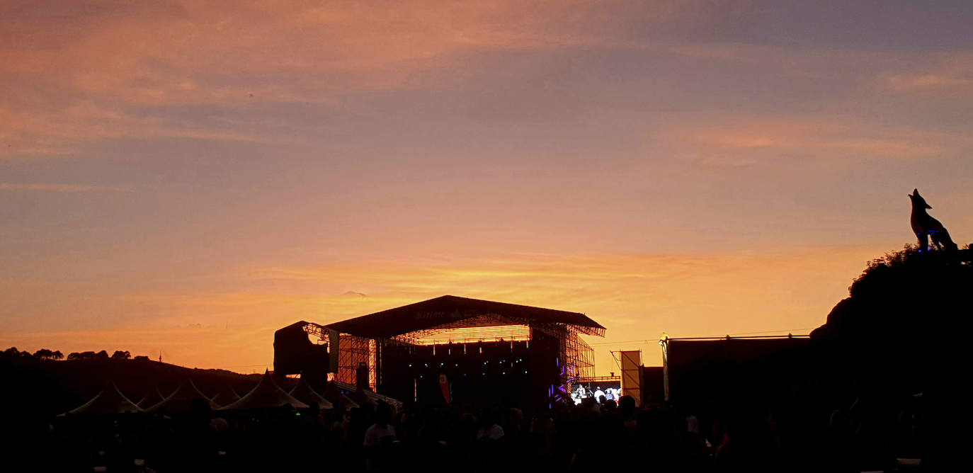 Atardecer en el Bilbao BBK Live