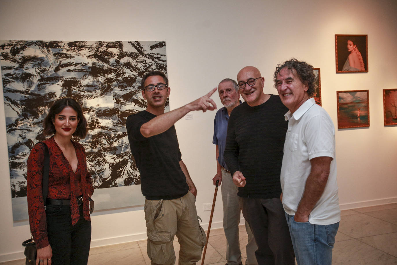 Fotos: &#039;VI-siones&#039;, un diálogo entre cuatro artistas vitorianos de generaciones y estilos diferentes