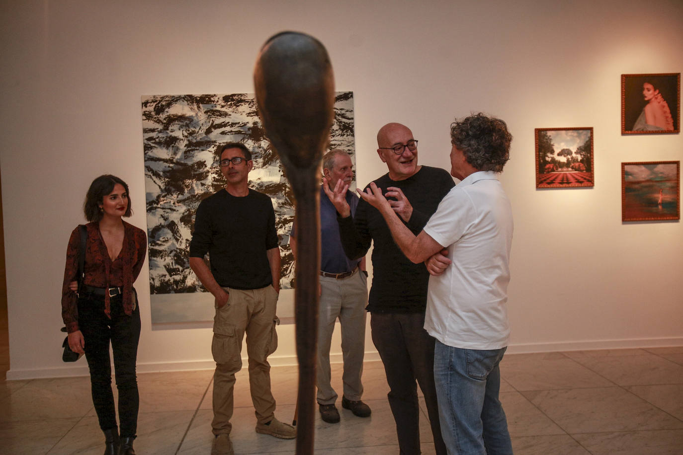 Fotos: &#039;VI-siones&#039;, un diálogo entre cuatro artistas vitorianos de generaciones y estilos diferentes