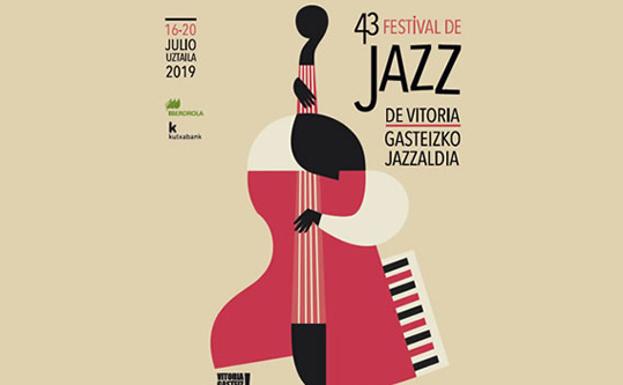 Cartel del Festival de Jazz de Vitoria de este año. 