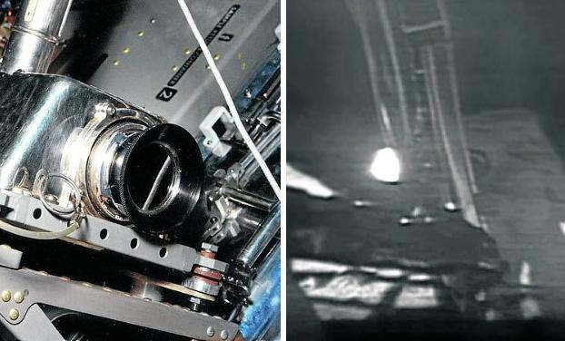 En directo. La cámara de televisión montada en el exterior que transmitió al mundo el primer paso de Neil Armstrong en la Luna.