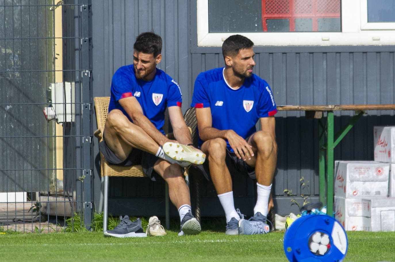 El Athletic entrena en Marienfeld.