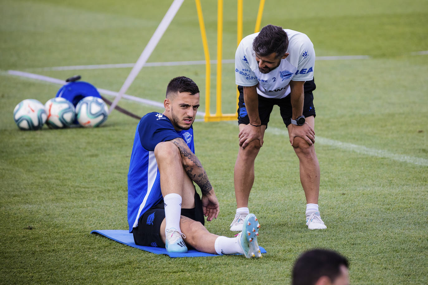 Fotos: El Alavés trabaja en Los Ángeles de San Rafael