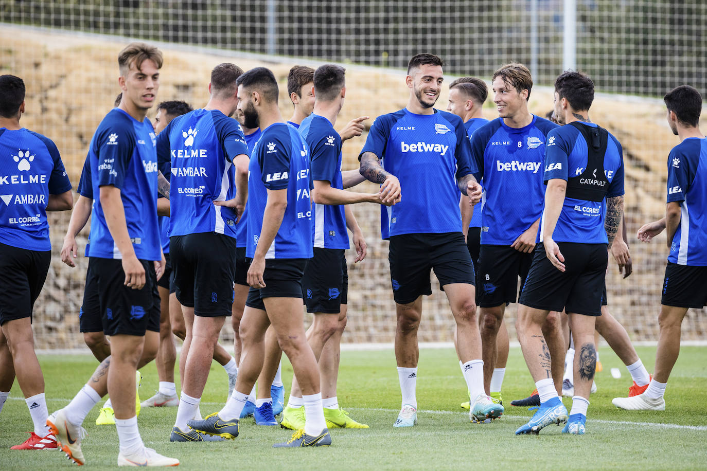 Fotos: El Alavés trabaja en Los Ángeles de San Rafael