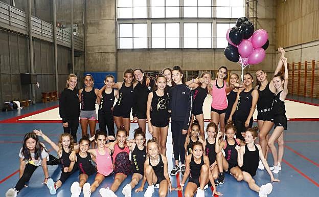 Imagen principal - Álava revive el arte de la rítmica