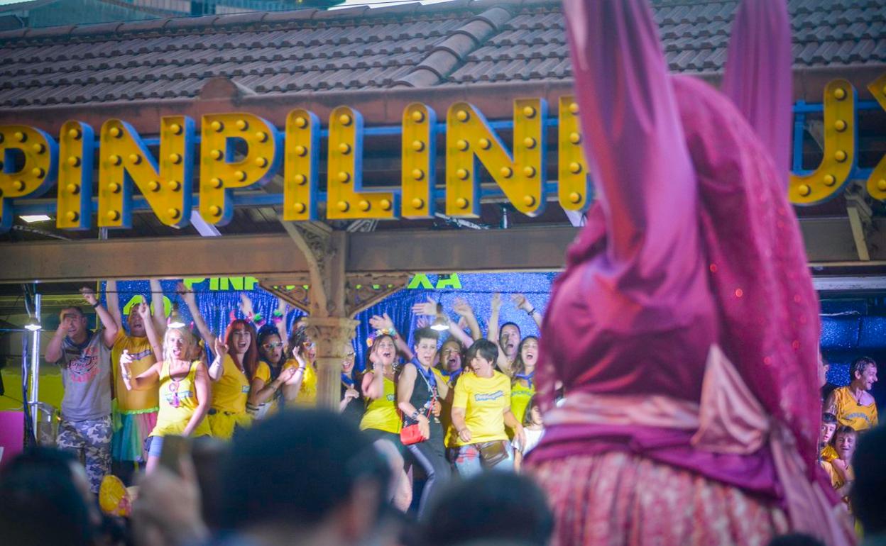 50 kilos de purpurina biodegradable en Aste Nagusia