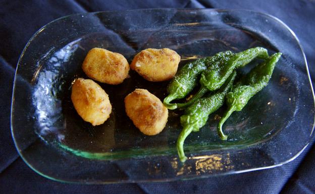 Croquetas de jamón.