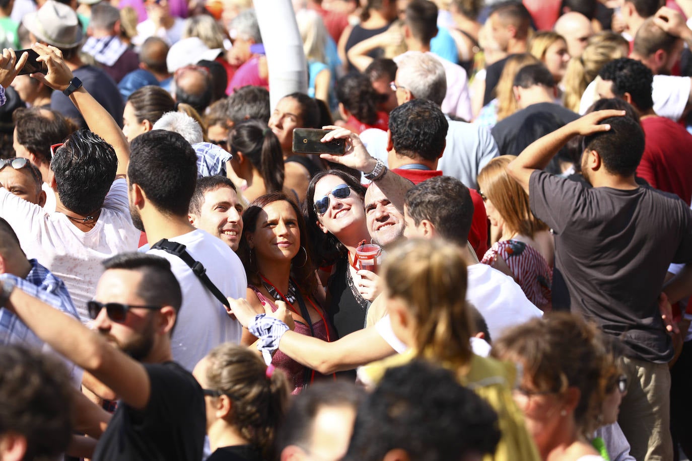 Vitoria ha dado inicio a las fiestas de la Virgen Blanca y una gran multitud de alaveses ha recibido a Celedón.