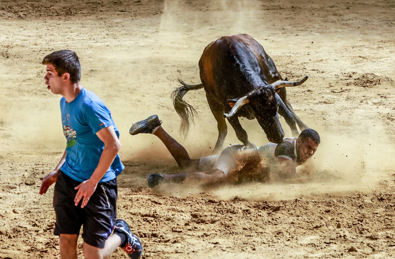 Fotos: Las imágenes de las vaquillas en La Blanca