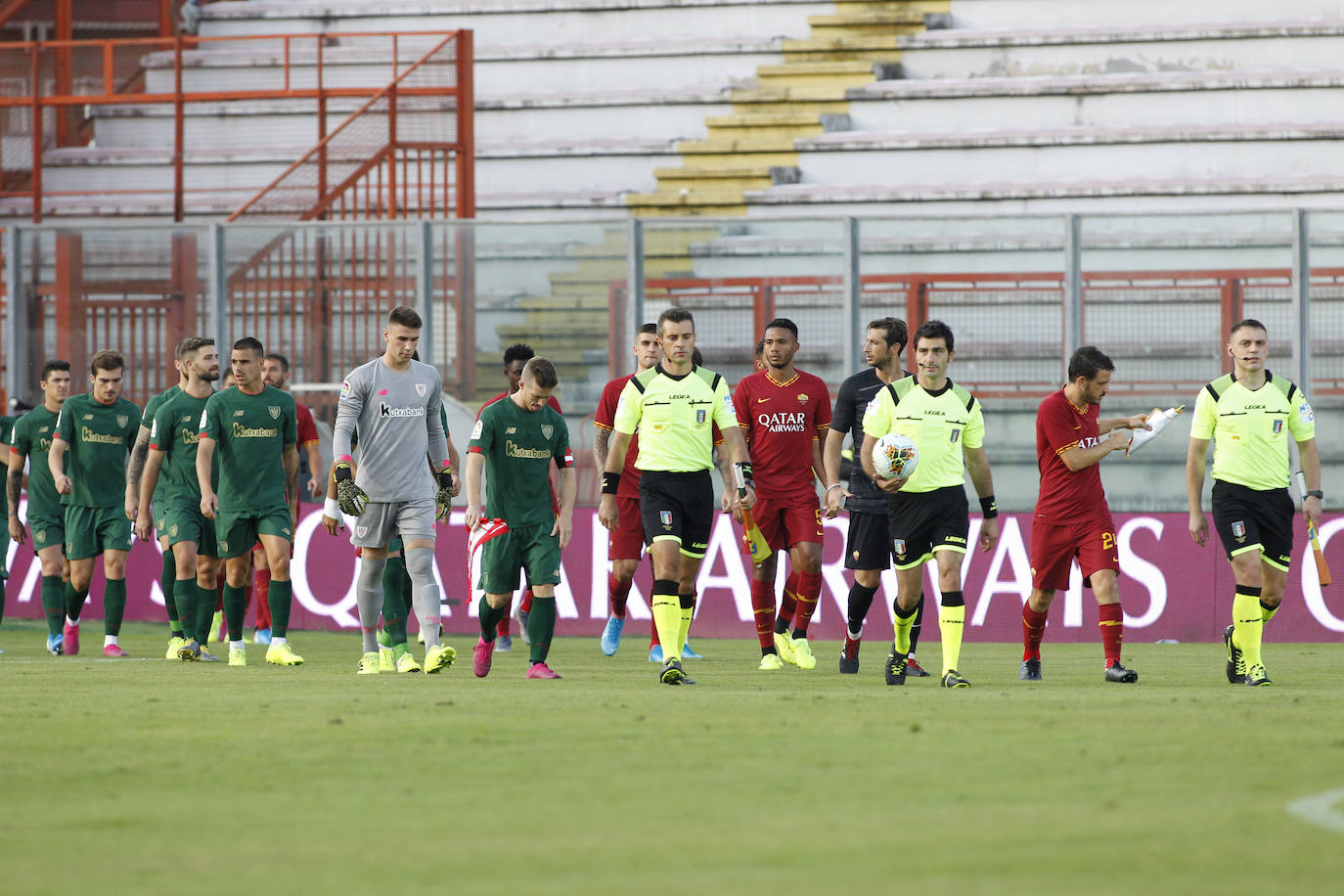 Fotos: El partido Athletic-Roma, en imágenes