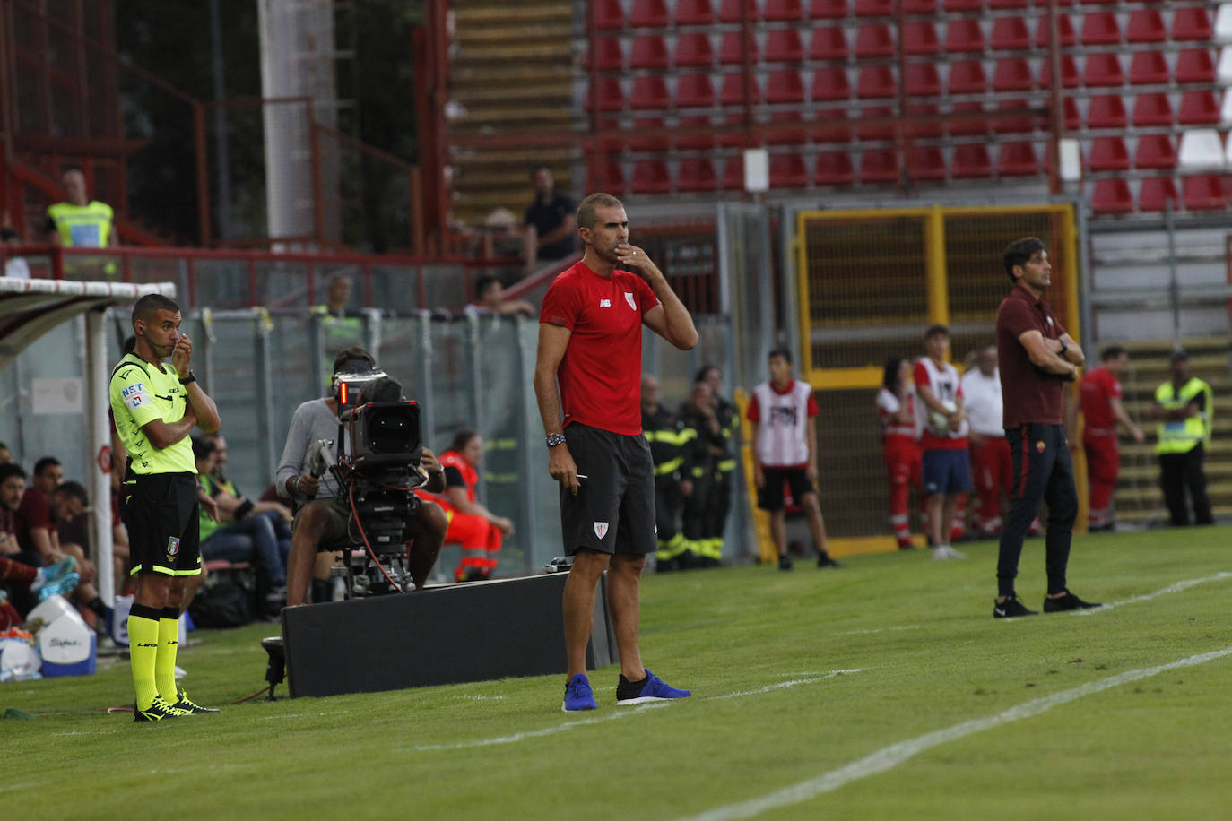 Fotos: El partido Athletic-Roma, en imágenes