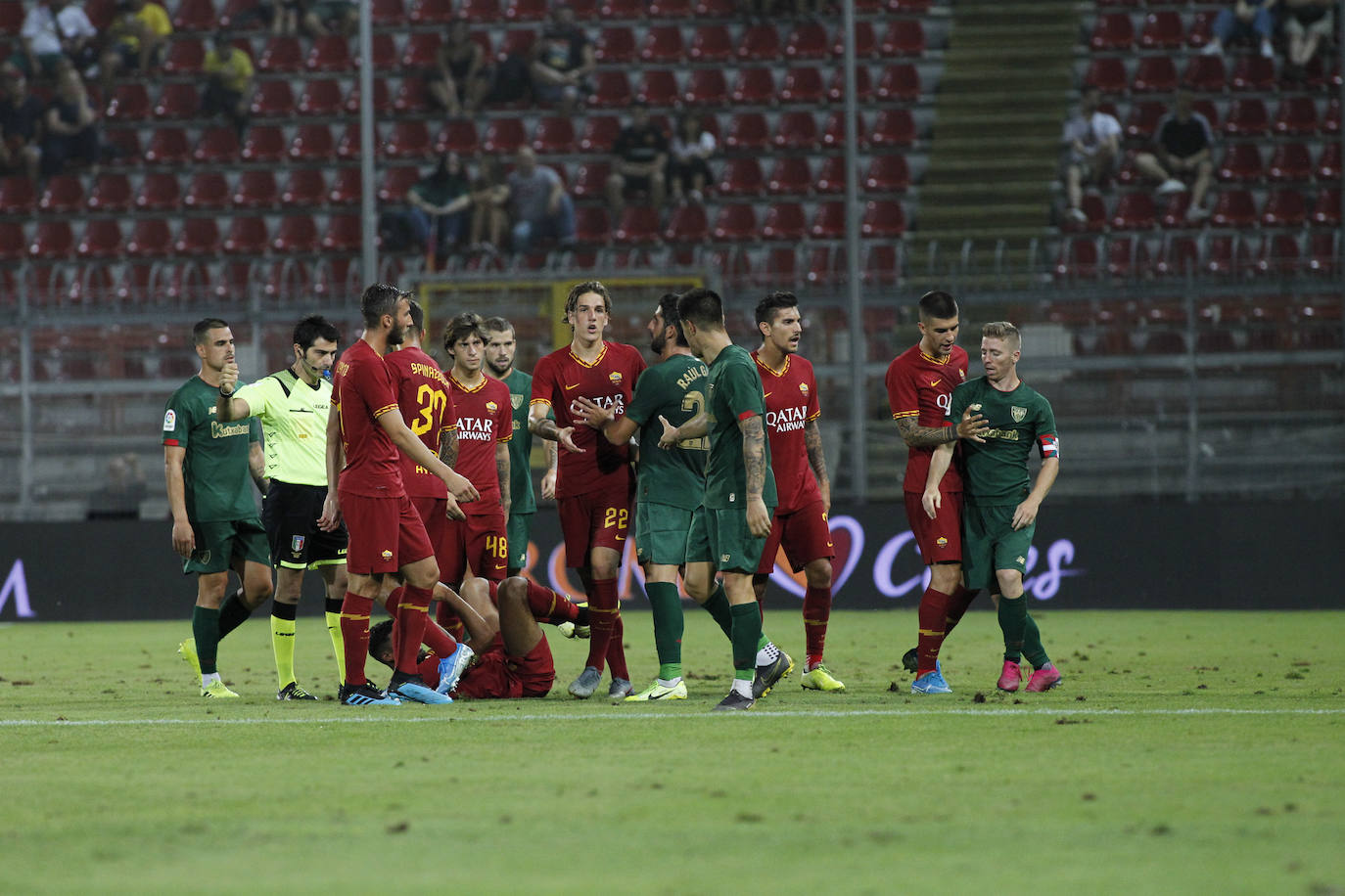 Fotos: El partido Athletic-Roma, en imágenes