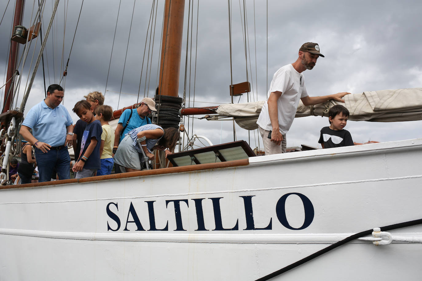 Fotos: La visita del velero &#039;Saltillo&#039; en el Museo Marítimo