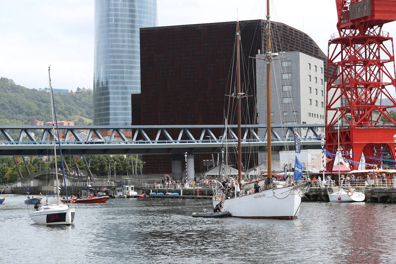 Fotos: La visita del velero &#039;Saltillo&#039; en el Museo Marítimo