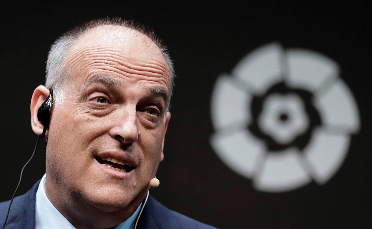 Javier Tebas, presidente de LaLiga. 