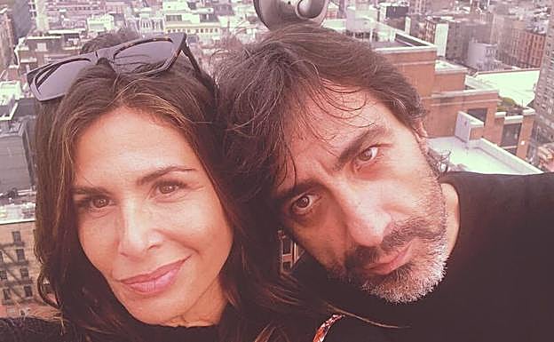 Nuria Roca y Juan del Val, en la azotea de su lujoso hotel en NYC.