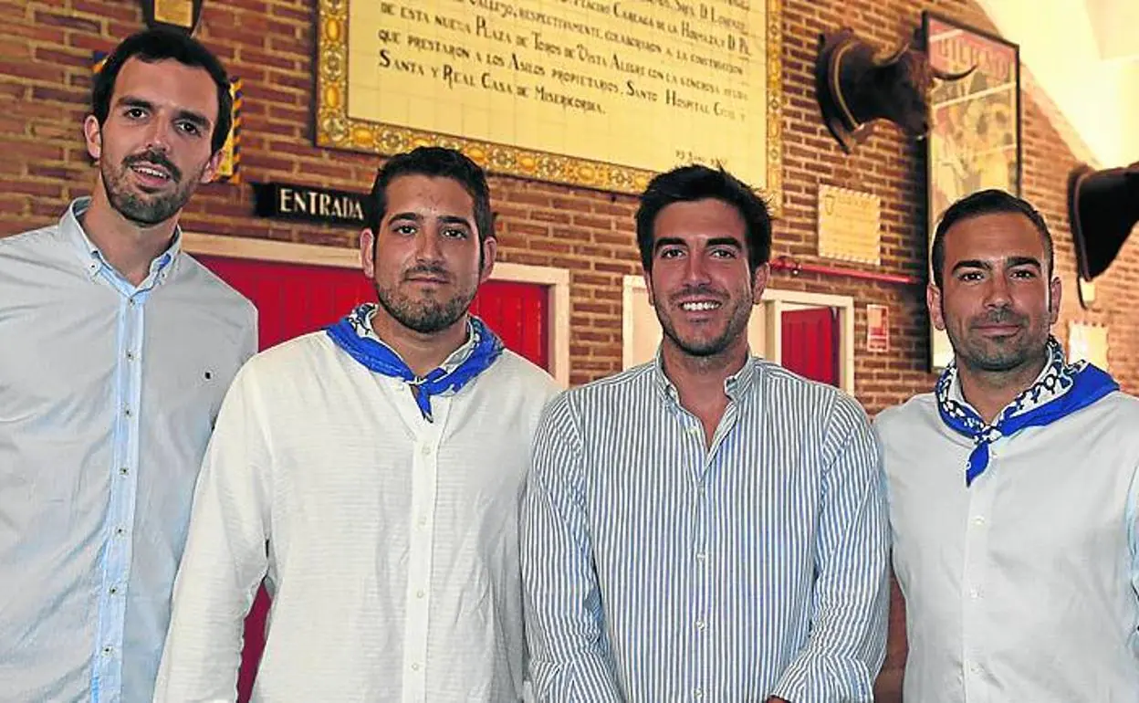 Víctor Angulo, Borja Gutiérrez, Miguel Goñi y Guillermo Gutiérrez. 