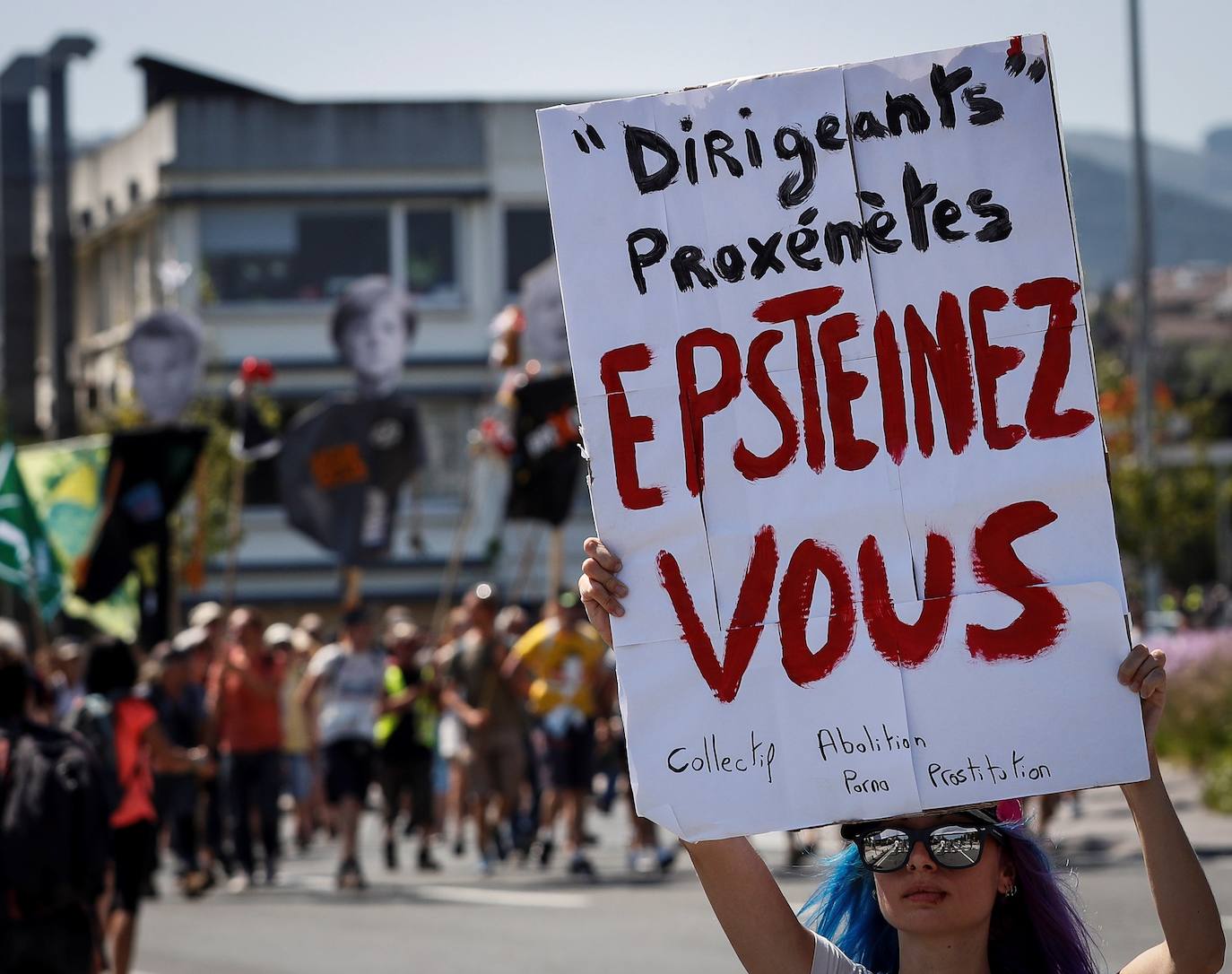 Fotos: Así ha sido la manifestación por la cumbre del G7 en Hendaya