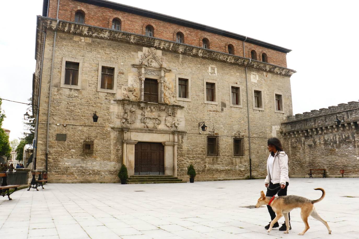 Vista del palacio Escoriaza-Esquivel, en Vitoria.