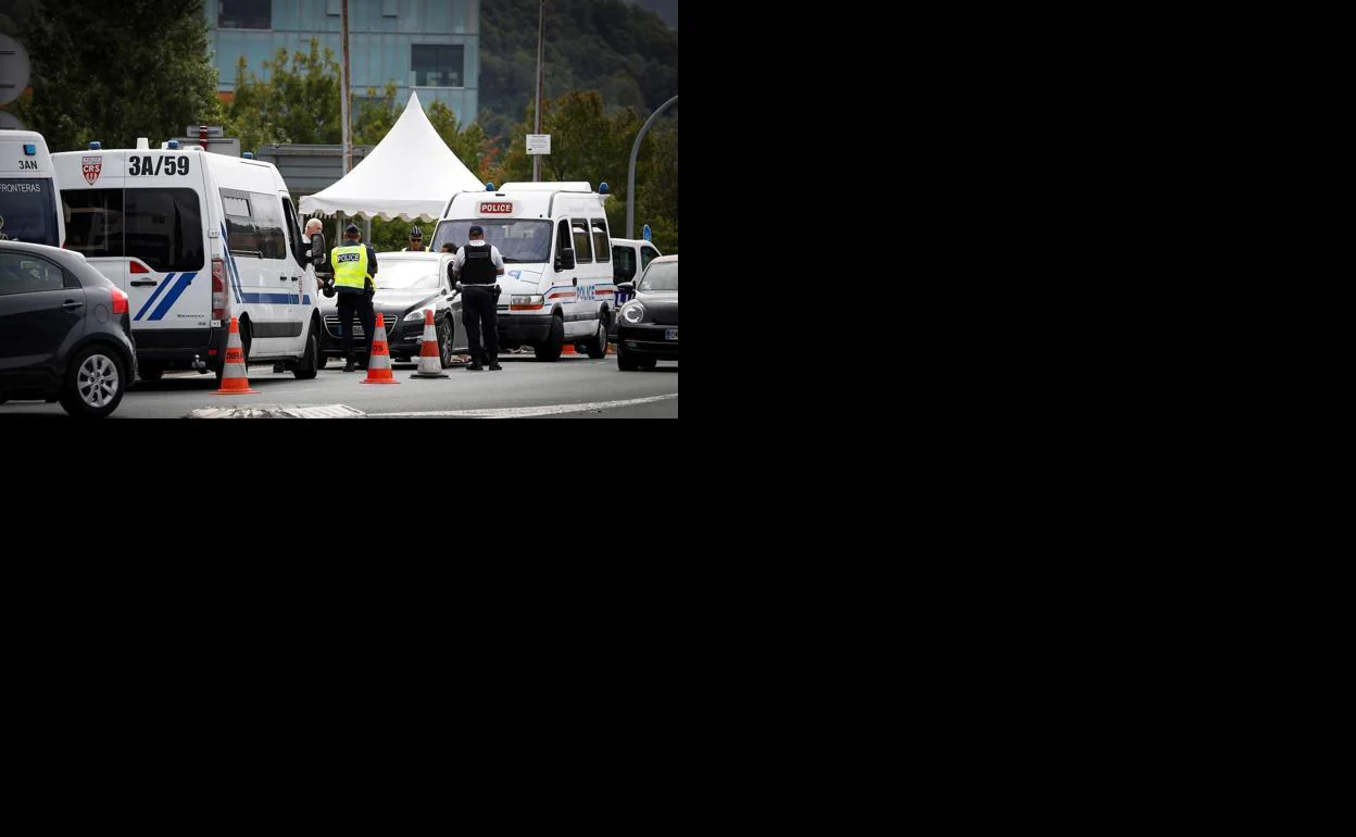 Las fuertes medidas de seguridad de estos días en torno a Biarritz. 