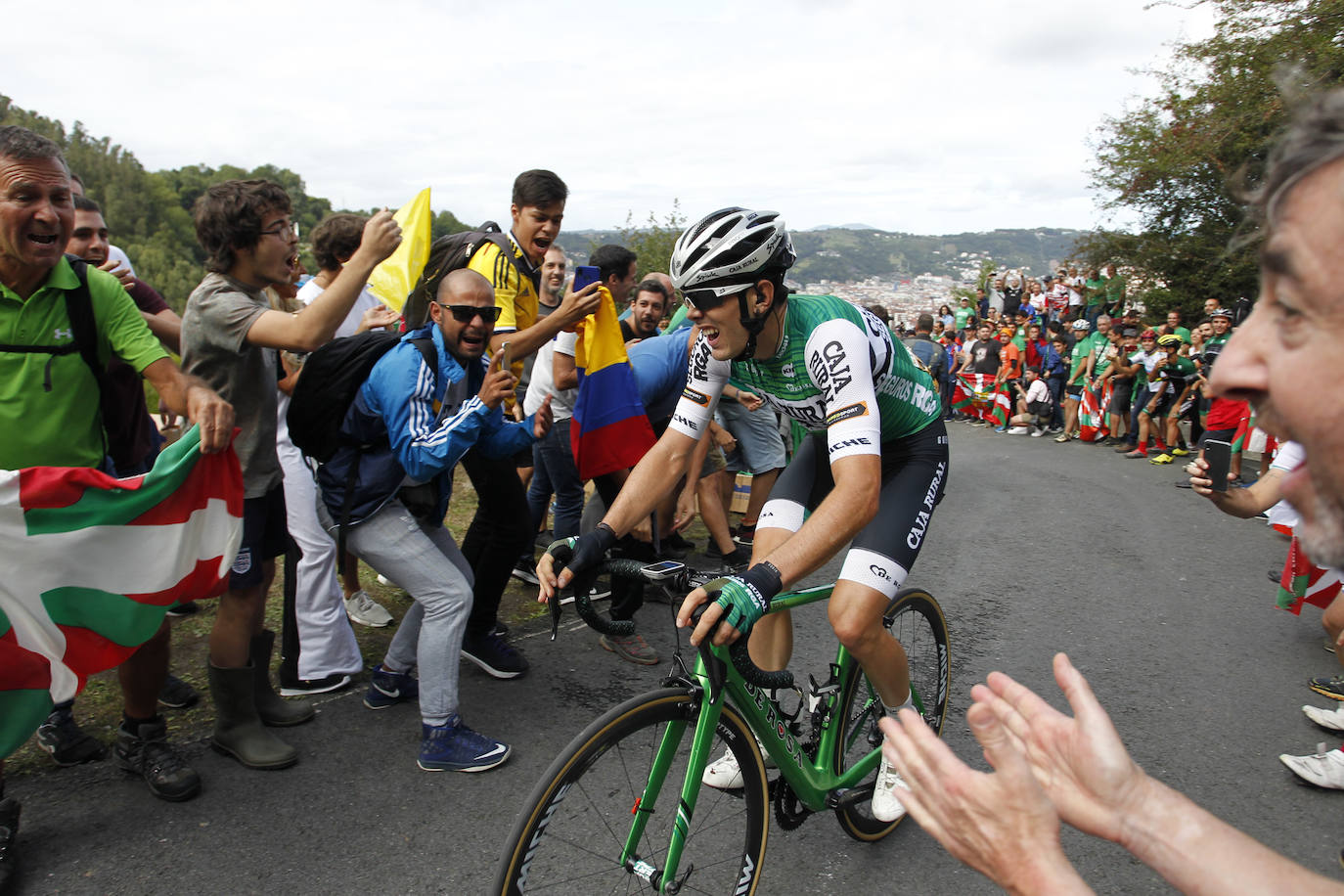 El alto vizcaíno es uno de los protagonistas de la etapa que termina en Bilbao 