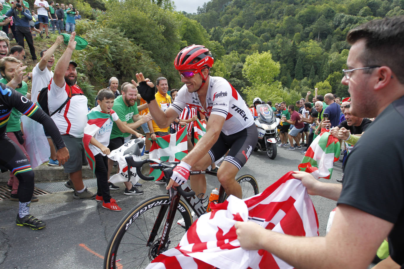 El alto vizcaíno es uno de los protagonistas de la etapa que termina en Bilbao 