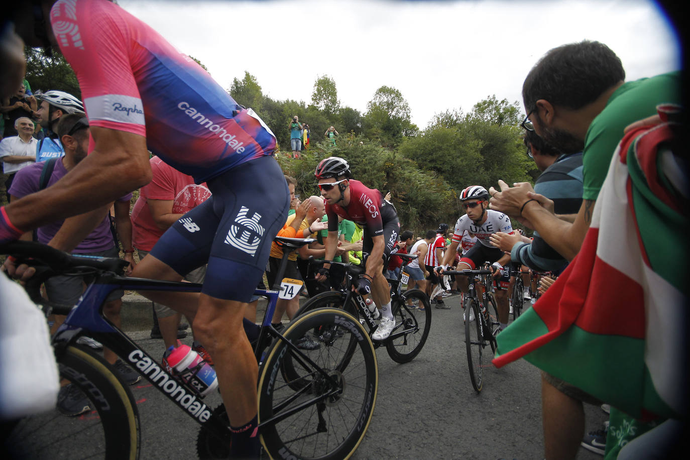 El alto vizcaíno es uno de los protagonistas de la etapa que termina en Bilbao 