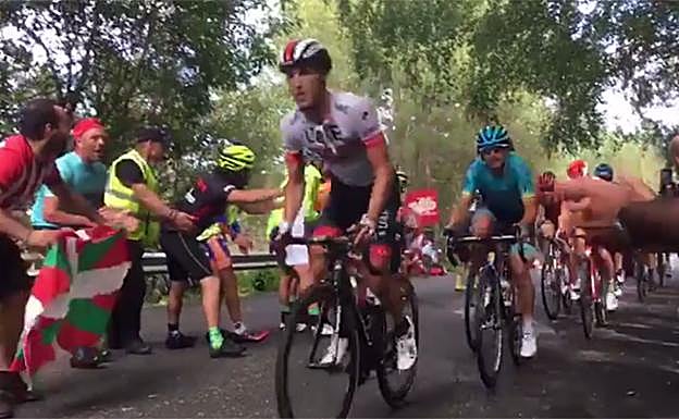 El paso de la Vuelta por El Vivero