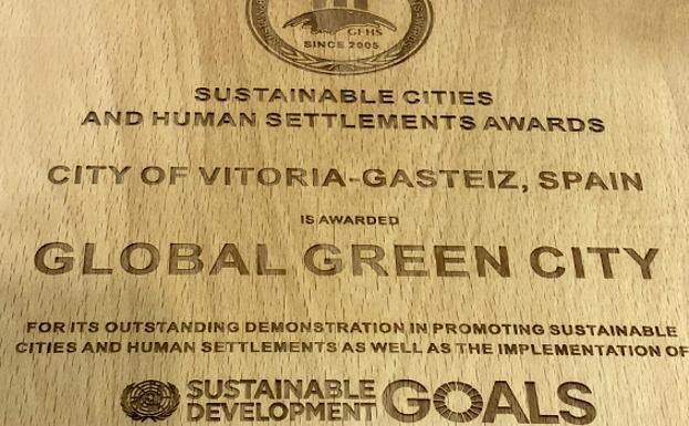 El premio Green Capital mundial se expondrá en el Europa