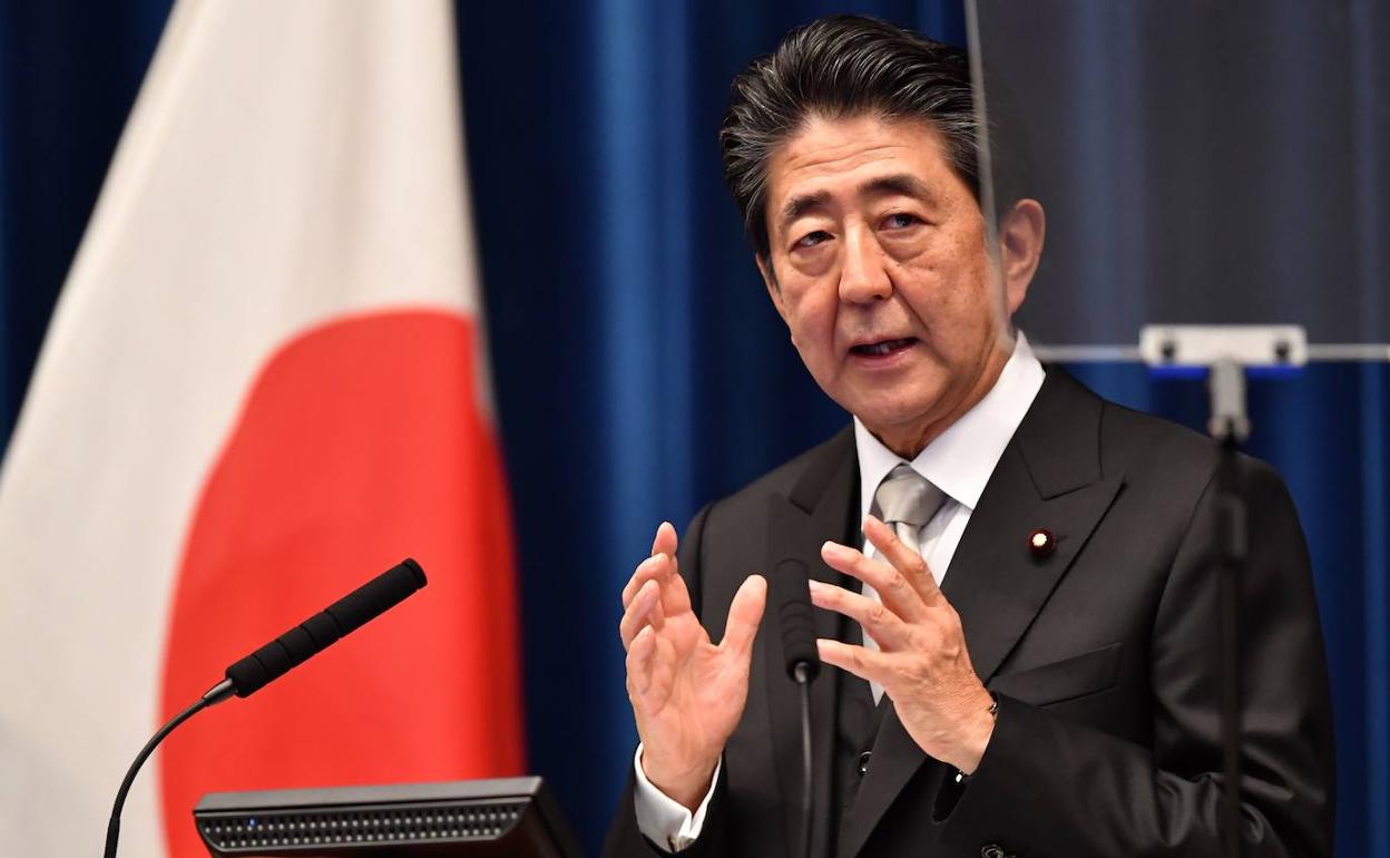 Shinzo Abe, primer ministro japonés.