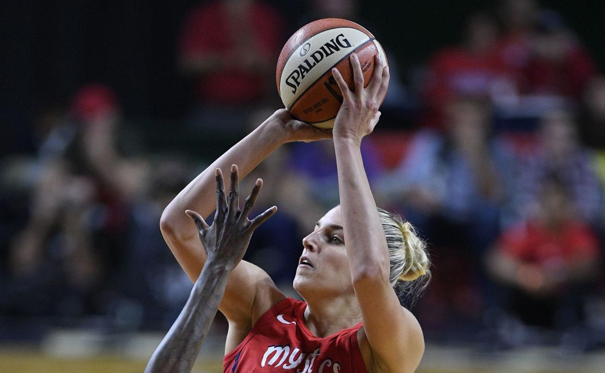 Elena Delle Donne en un partido. 