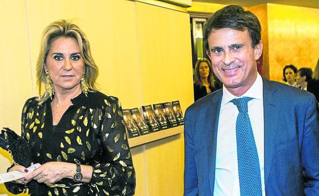 Susana Gallardo y Manuel Valls, en el Liceo de Barcelona.