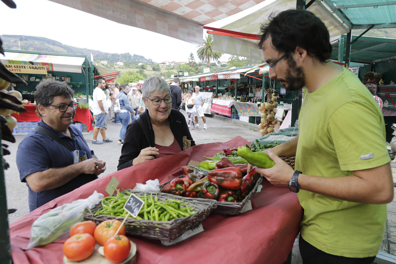 Fotos: La feria agrícola de Muskiz reúne 90 puestos