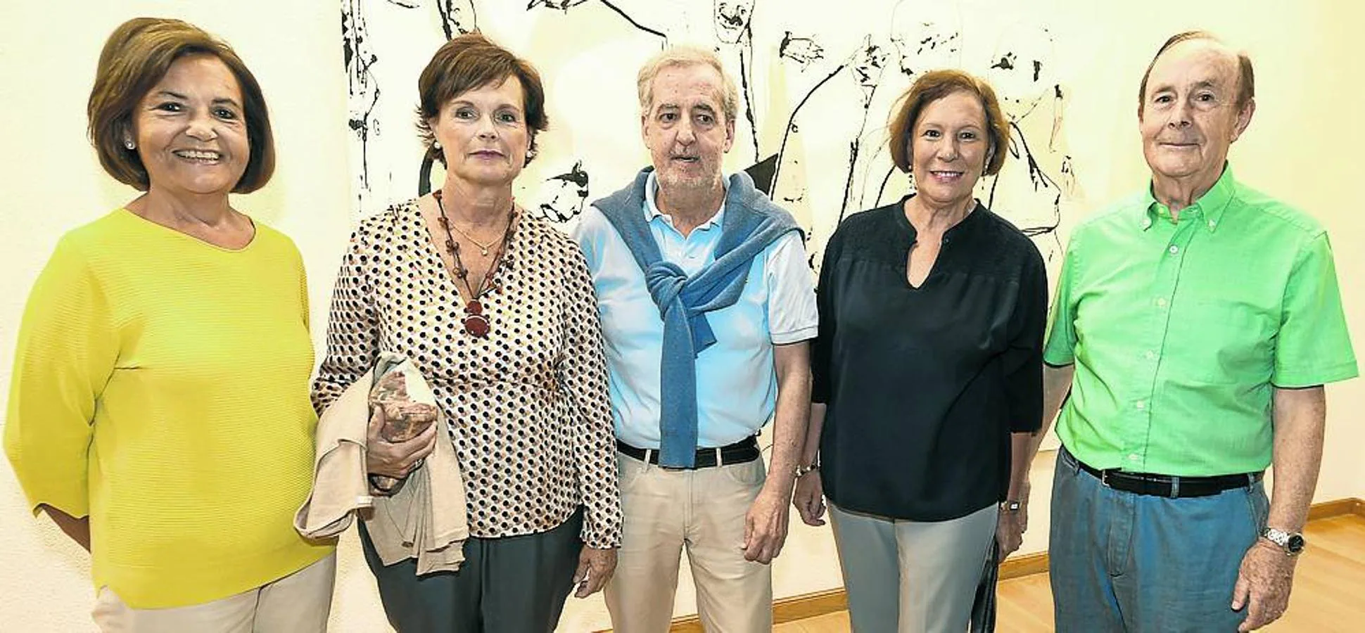 María José Darriba, Teresa Molina, Leonardo Lumbreras, Rosa Miren Pagola y Tomás Uribe-Echevarría. 