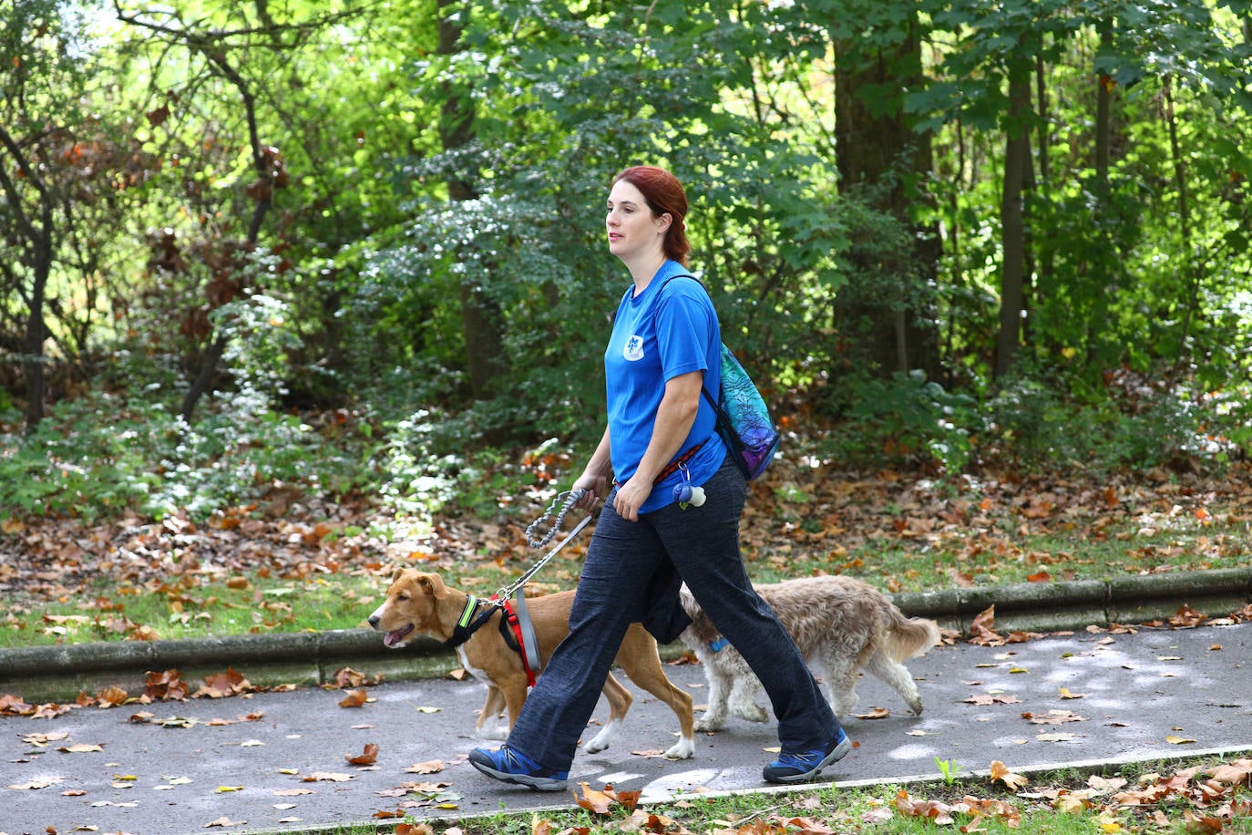 La popular cita ha reunido este año a cerca de dos mil participantes en un recorrido cargado de buen ambiente por el parque de Olárizu. Todo lo recaudado a través de las inscripciones para esta prueba que nació en 2012, coincidiendo con el reinado de Vitoria como 'Green Capital', irá destinado a la agencia de colocación de parados que Cáritas tiene en el barrio de Zaramaga.