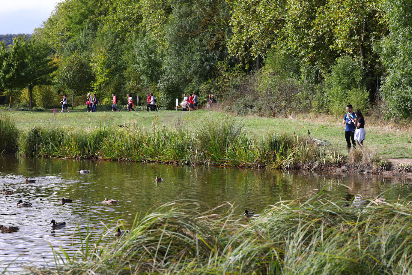 La popular cita ha reunido este año a cerca de dos mil participantes en un recorrido cargado de buen ambiente por el parque de Olárizu. Todo lo recaudado a través de las inscripciones para esta prueba que nació en 2012, coincidiendo con el reinado de Vitoria como 'Green Capital', irá destinado a la agencia de colocación de parados que Cáritas tiene en el barrio de Zaramaga.