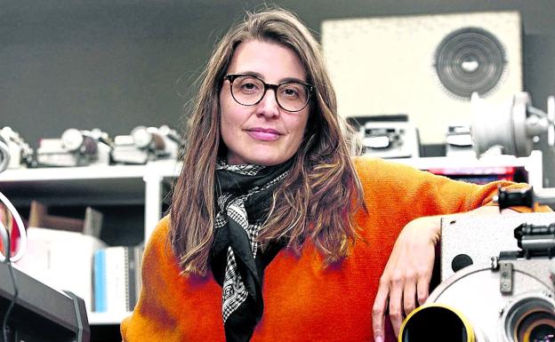 Garbiñe Ortega, coordinadora del ciclo que se exhibirá en la sala Ortuño de Montehermoso. 