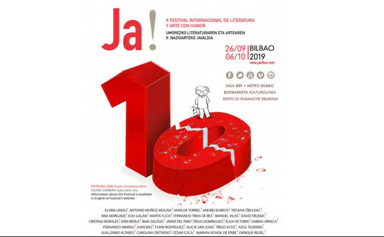 Cartel del Festival Ja! Bilbao 2019.