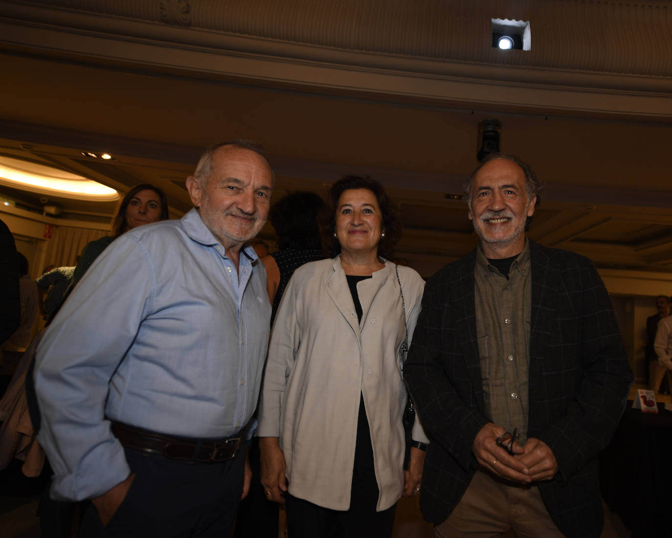 David Barbero, Maite Nájera y Jose Ibarrola. 