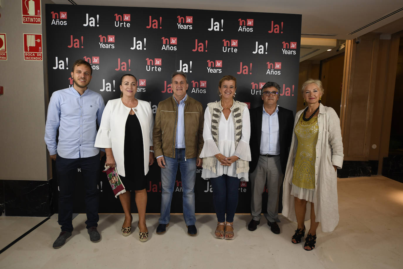 Álvaro Pérez, Isabel Muela, Alfonso Gil, Teresa Laespada, Jon Bilbao y Gloria Múgica. 