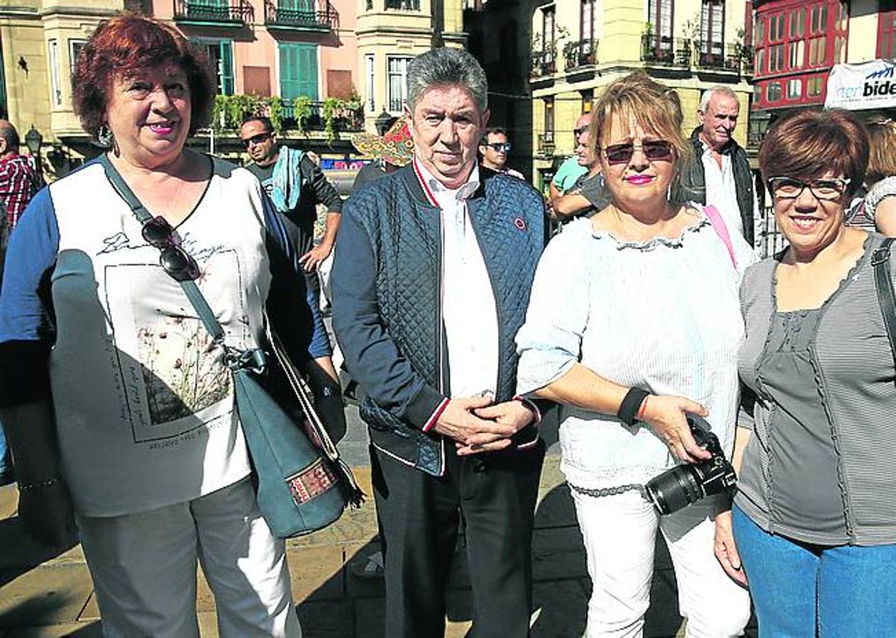 Blanca Tinaquero, José Ramón López 'Misere Josephe', Sahara Vicente e Isabel Morejón. 