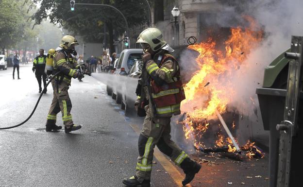 Los bomberos han sofocado las llamas en cuestión de minutos.