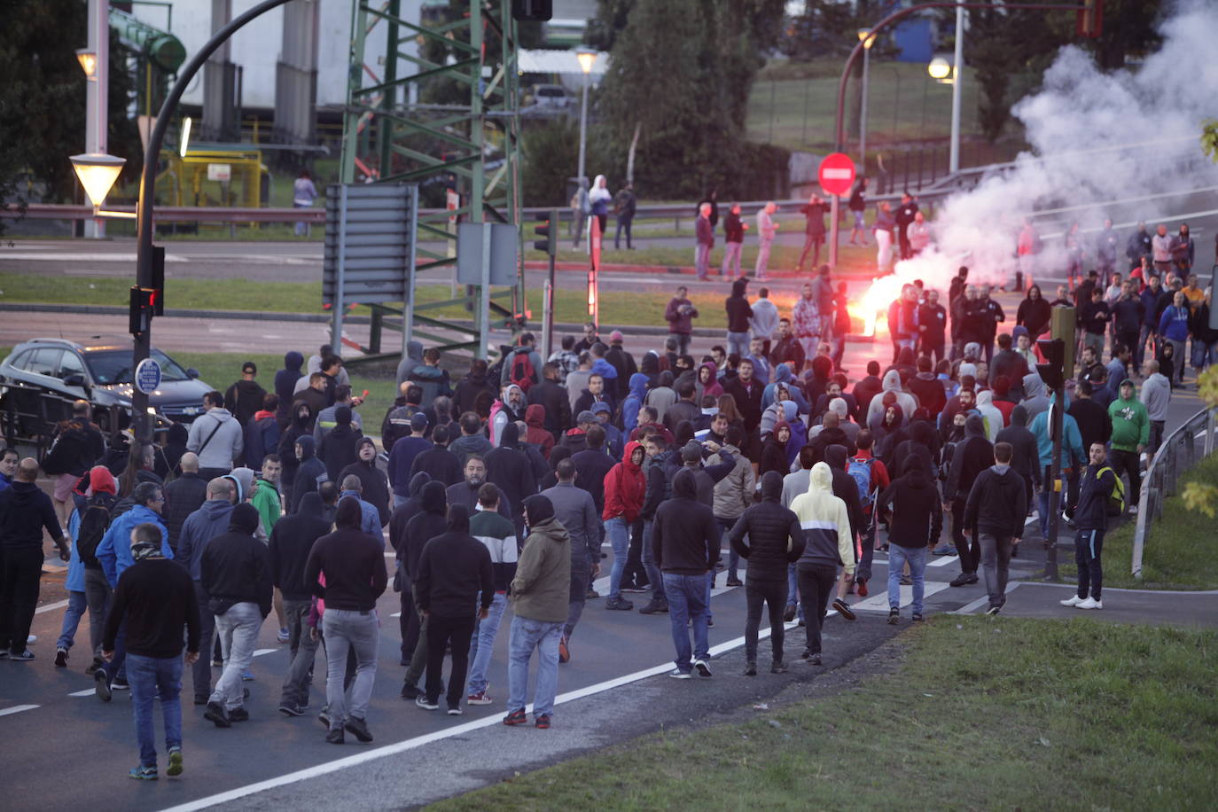 Fotos: Protestas en Barakaldo por la huelga del metal