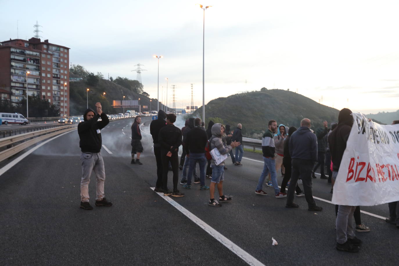 Fotos: Protestas en Barakaldo por la huelga del metal