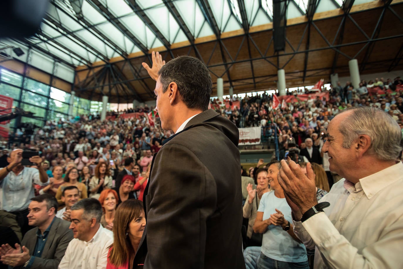 Fotos: Las imágenes de Pedro Sánchez, en Barakaldo