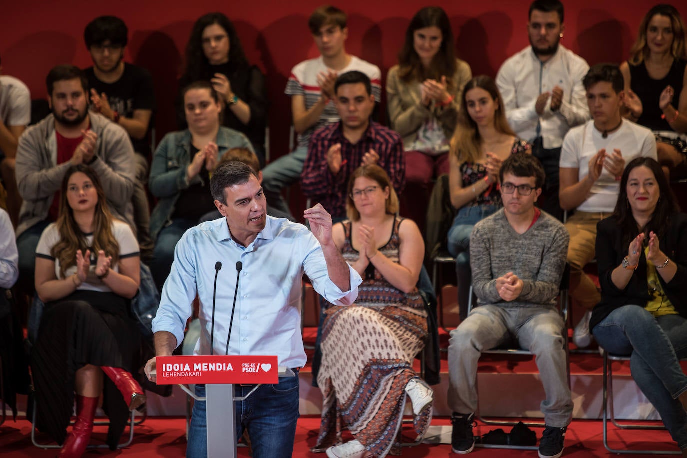 Fotos: Las imágenes de Pedro Sánchez, en Barakaldo