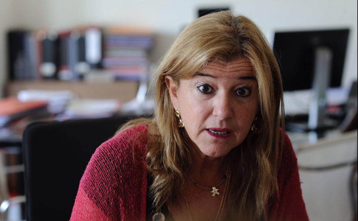 Teresa Laespada, durante una entrevista.